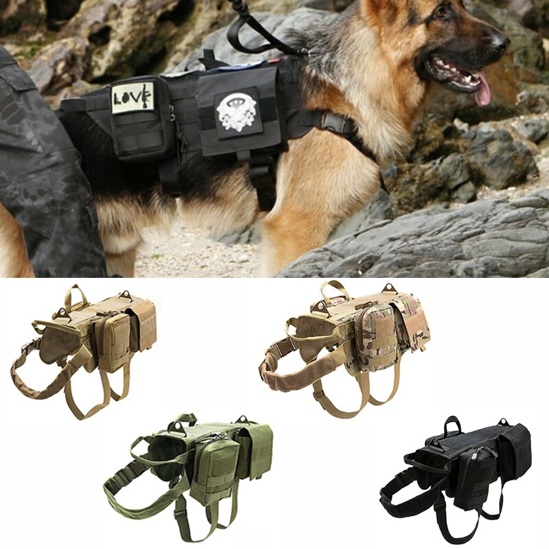 Tactical Military Dog Harness SJB-DIAMOND ELITES
