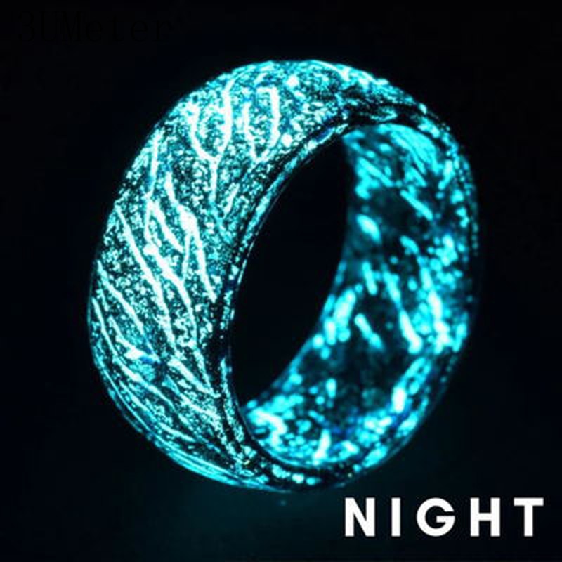 Unisex Luminous Rings - Glow in the Dark Resin Rings for Men & Women SJB-DIAMOND ELITES