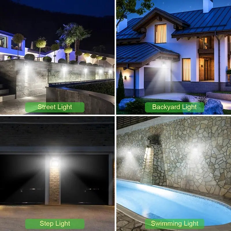 Garden Solar Lamp - PIR Motion Sensor LED Outdoor Light Waterproof SJB-DIAMOND ELITES