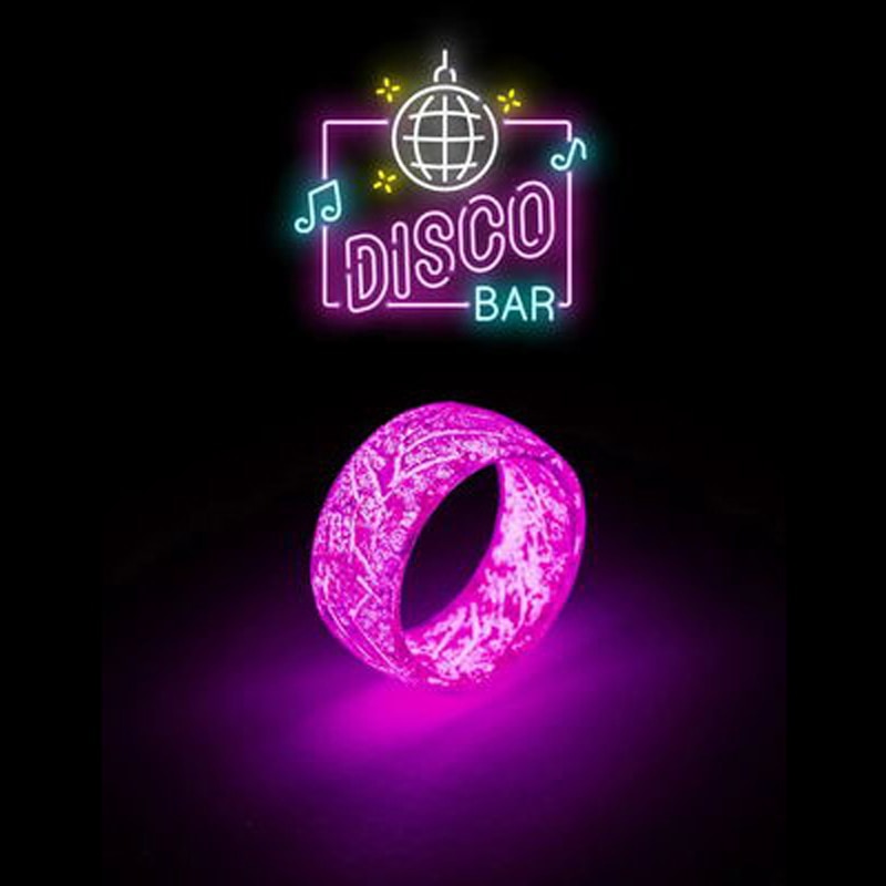 Unisex Luminous Rings - Glow in the Dark Resin Rings for Men & Women SJB-DIAMOND ELITES