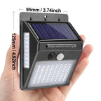 Garden Solar Lamp - PIR Motion Sensor LED Outdoor Light Waterproof SJB-DIAMOND ELITES