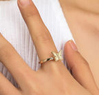 Fidget Spinner Rotatable Ring For Women SJB-DIAMOND ELITES
