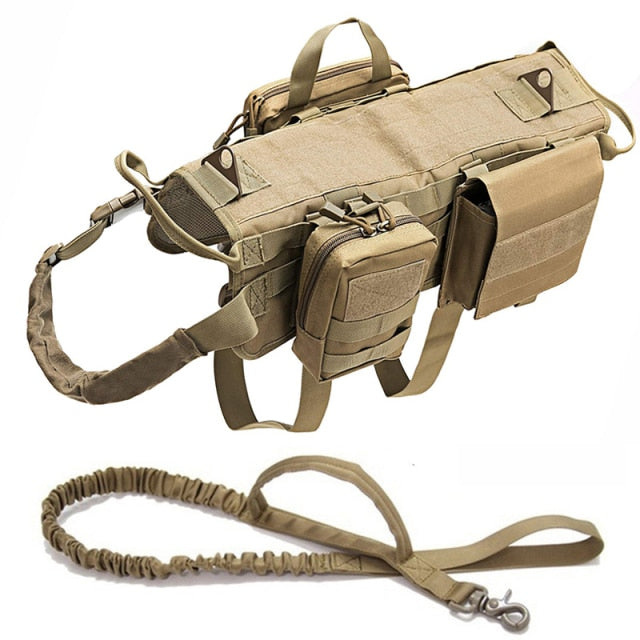 Tactical Military Dog Harness SJB-DIAMOND ELITES