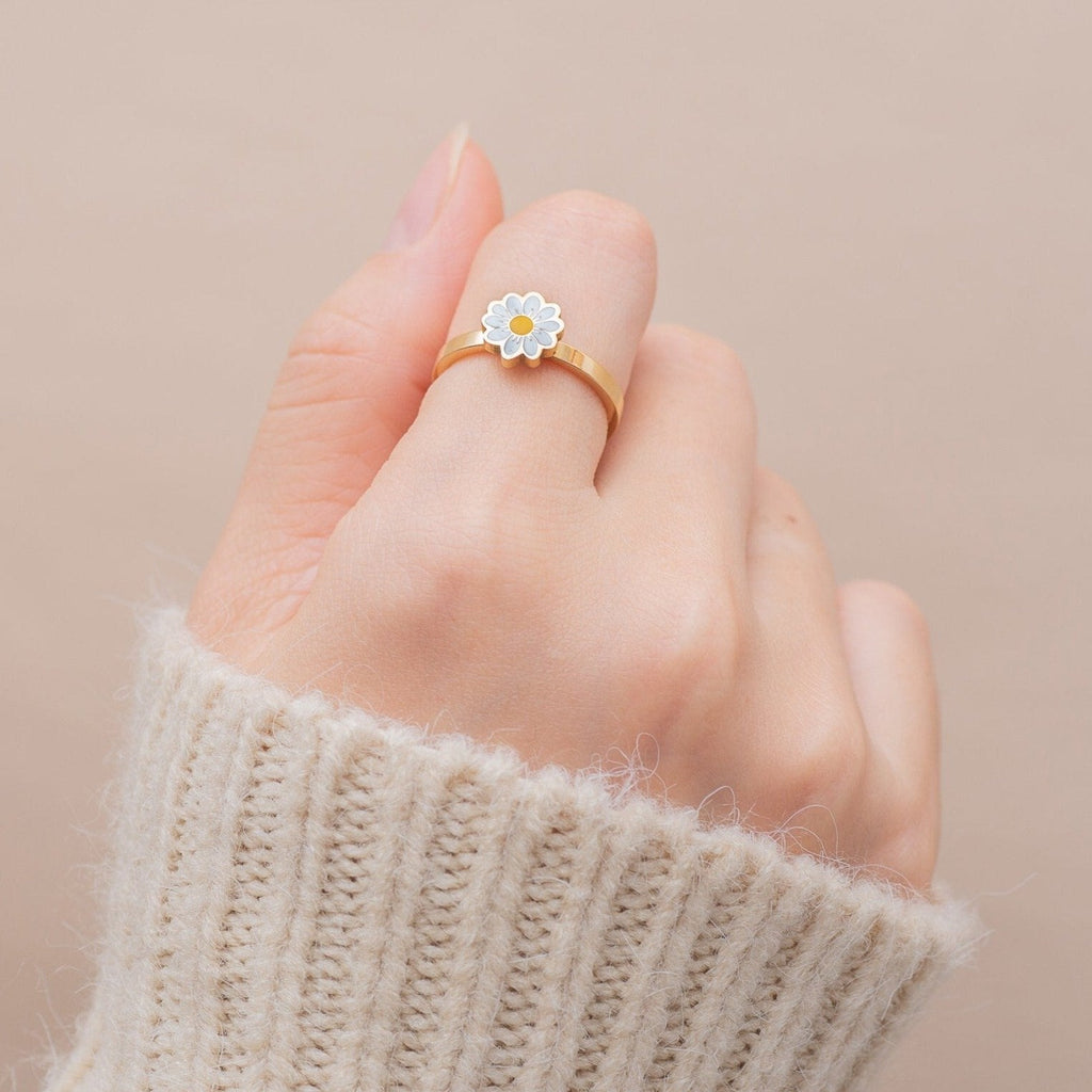 Fidget Spinner Rotatable Ring For Women SJB-DIAMOND ELITES