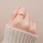 Fidget Spinner Rotatable Ring For Women SJB-DIAMOND ELITES
