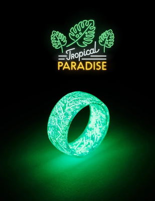 Unisex Luminous Rings - Glow in the Dark Resin Rings for Men & Women SJB-DIAMOND ELITES