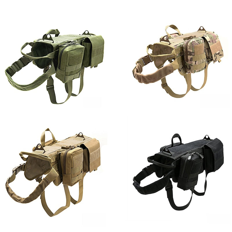 Tactical Military Dog Harness SJB-DIAMOND ELITES