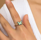 Fidget Spinner Rotatable Ring For Women SJB-DIAMOND ELITES