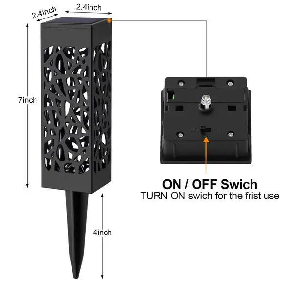 Solar Powered Waterproof Vintage Garden Light SJB-DIAMOND ELITES