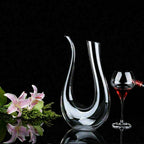 Crystal U-shaped 1500ml Wine Decanter SJB-DIAMOND ELITES