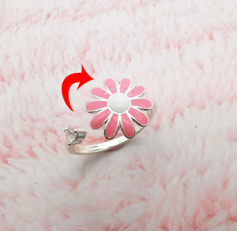 Fidget Spinner Rotatable Ring For Women SJB-DIAMOND ELITES