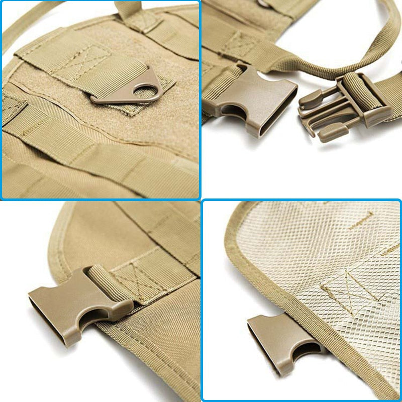 Tactical Military Dog Harness SJB-DIAMOND ELITES